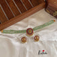 Beads choker with Lakshmi Devi pendant NC630