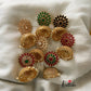 Stone chakra Jhumkas E149