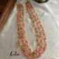 Three lines beads pearls maala LH416 (6 colors available)