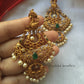 Long swan earrings E20