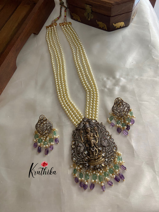 Pearls Balaji victorian pastel beads Haaram LH424