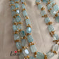 Three lines beads pearls maala LH416 (6 colors available)