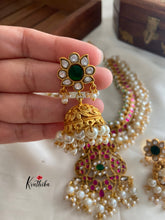 Jadau Floral necklace set NC706