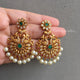 Peacock stone earrings E57