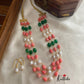 Three layer Tulip beads maala LH406