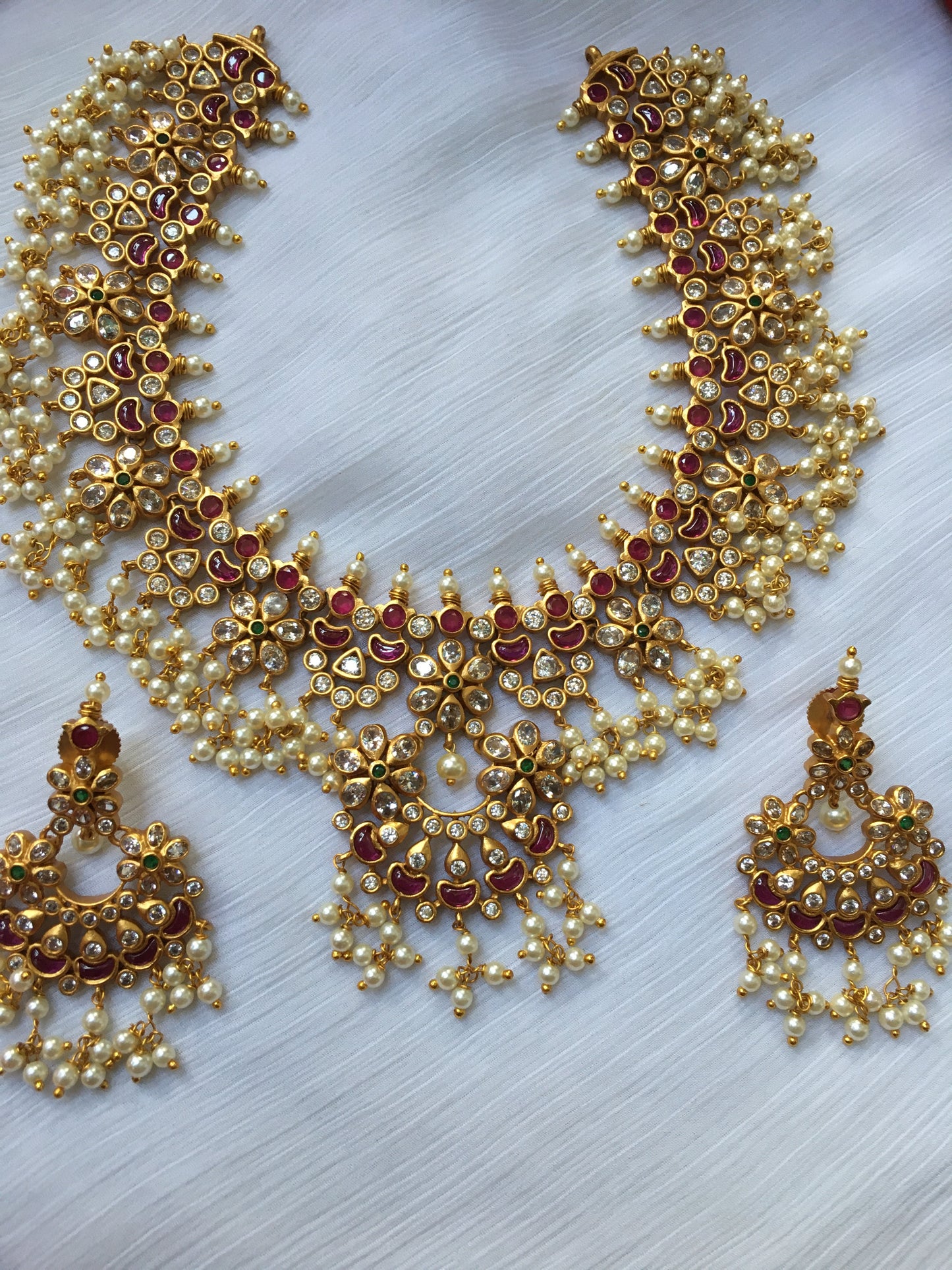 Pretty Guttapoosalu necklace set NC22