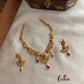 Simple cz peacock necklace NC725