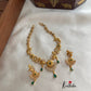 Simple cz peacock necklace NC725