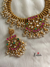 Guttapoosalu necklace with Kemp AD pendant NC458