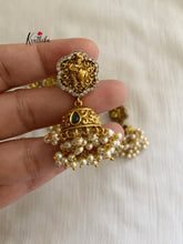 Premium antique finish Bala krishna Uncut stones pendant set PS7