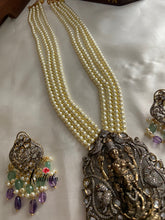 Pearls Balaji victorian pastel beads haaram LH424