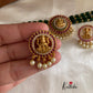 Beads choker with Lakshmi Devi pendant NC630