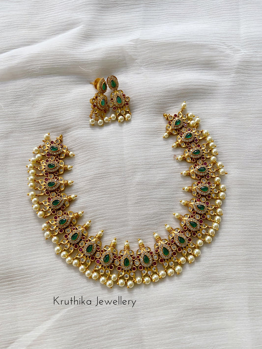 Droplet shape AD Necklace NC129