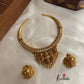 Premium polish Lakshmi Devi hasli necklace NC754