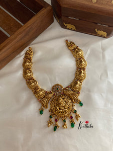 Antique Lakshmi peacock necklace NC583