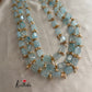 Three lines beads pearls maala LH416 (6 colors available)