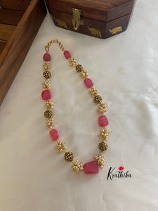 Beads & pearls chain NC694