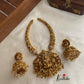 Premium polish Lakshmi devi pipe necklace NC753