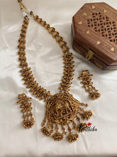 Premium Elephant golden beads Jhumkas haaram LH215