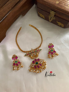 simple kemp chain necklace set NC591