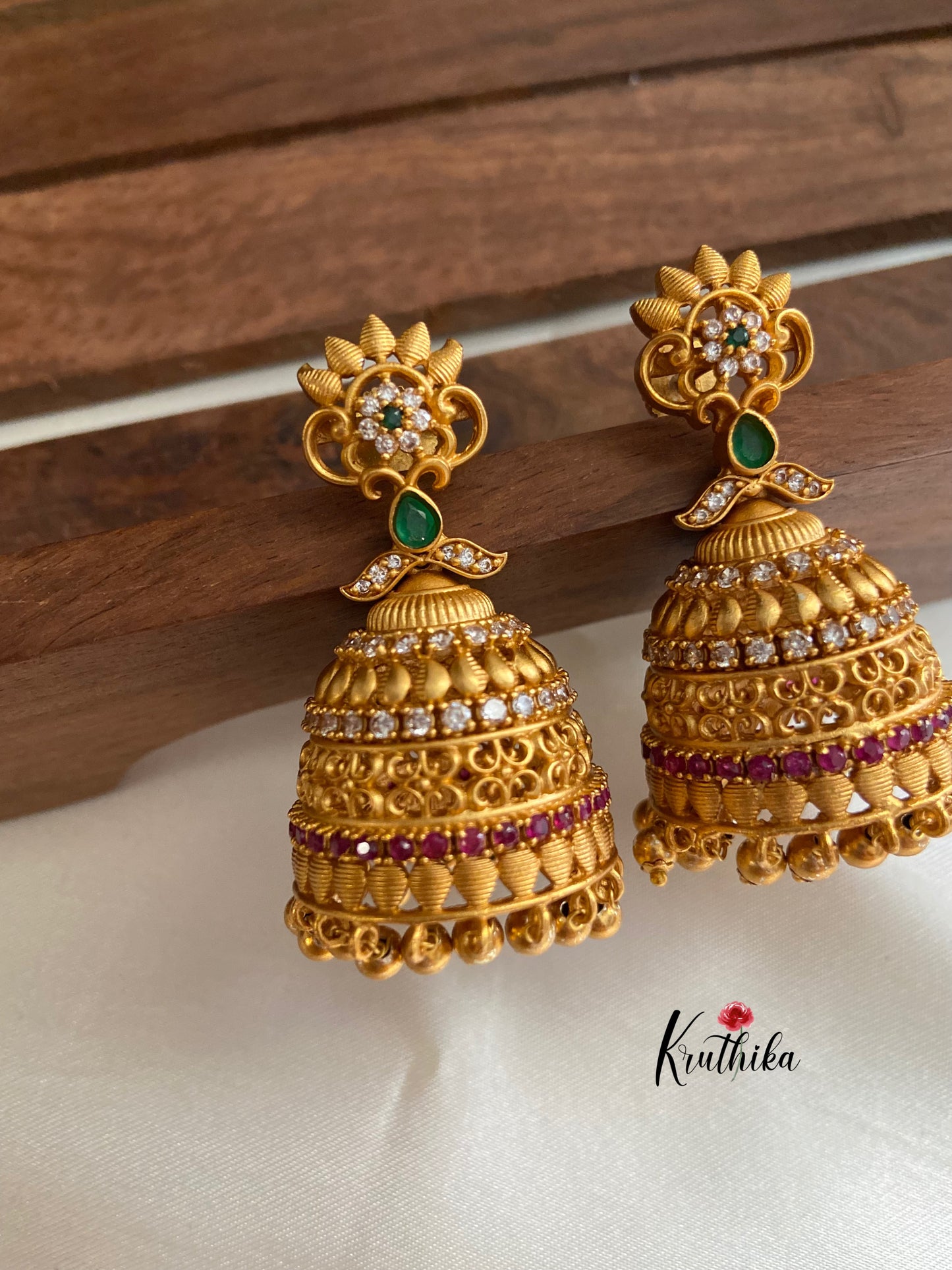 AD Matte Jhumkas E199