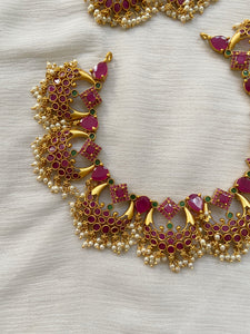 Ruby Guttapoosalu necklace set NC164