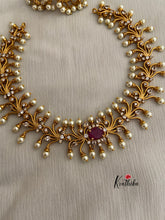 Simple cutwork AD necklace NC423