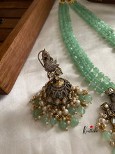 Mint beads peacock victorian haaram LH372