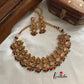 Antique real kemp Lakshmi choker NC597