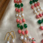 Three layer Tulip beads maala LH406