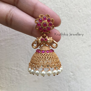 Elephant jhumkas E67