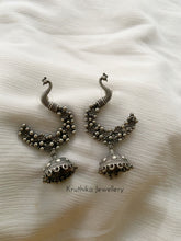 Big Oxidised Jhumkas E186 (6 designs)
