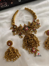 Premium Lakshmi Devi Jadau pipe necklace NC748