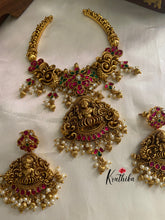 Premium jadau nagas Lakshmi Devi necklace NC779