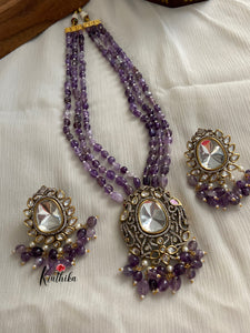 Lavender beads victorian haaram LH383