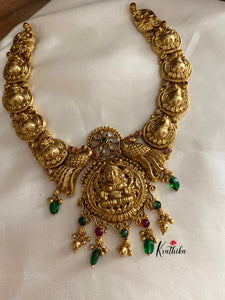 Antique Lakshmi peacock necklace NC583