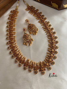 Gold alike Lakshmi Devi haaram LH229