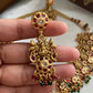 Antique real kemp Lakshmi choker NC597