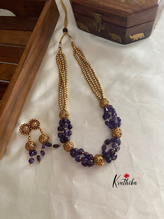 Antique beads maala LH405