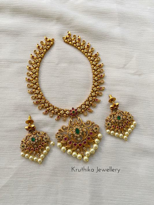 Best selling flower necklace set NC23