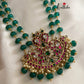 Kundan Jadau peacock pumpkin beads Haaram LH209