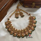 Antique real kemp Lakshmi choker NC597