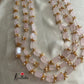 Three lines beads pearls maala LH416 (6 colors available)