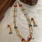 Contemporary 7 color beads chain NC686