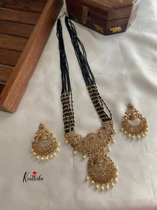 Beads haaram with pendant LH374