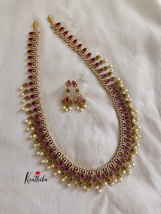AD ruby flower Haaram LH192