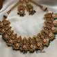 Antique real kemp Lakshmi choker NC597