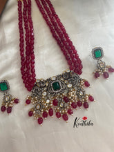 Royal ruby  beads Victoria haaram LH341