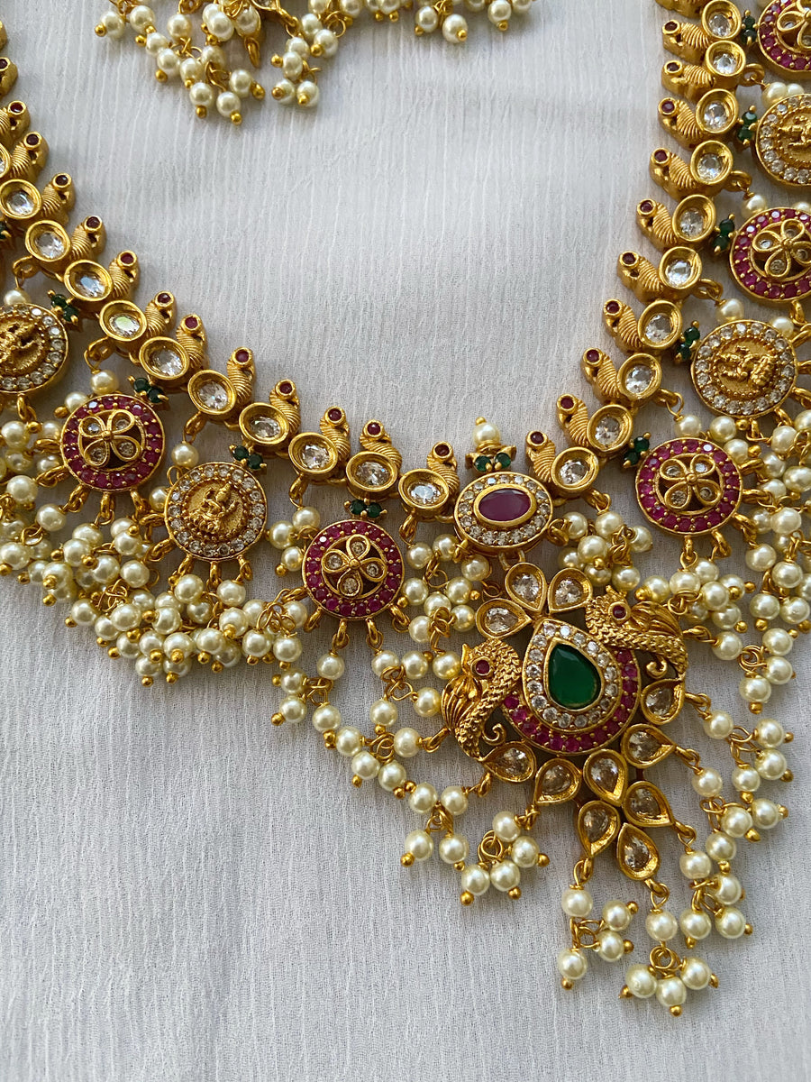 Kempu Lakshmi Devi Guttapoosalu LH116 – Kruthika Jewellery