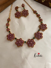 Simple AD flower necklace NC530